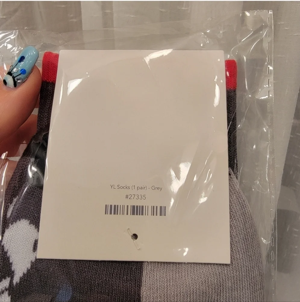 Young Living Ningxia Socks Grey NWT